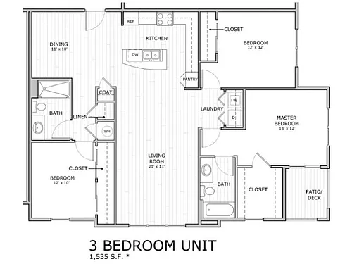 Floor plan Tiffany