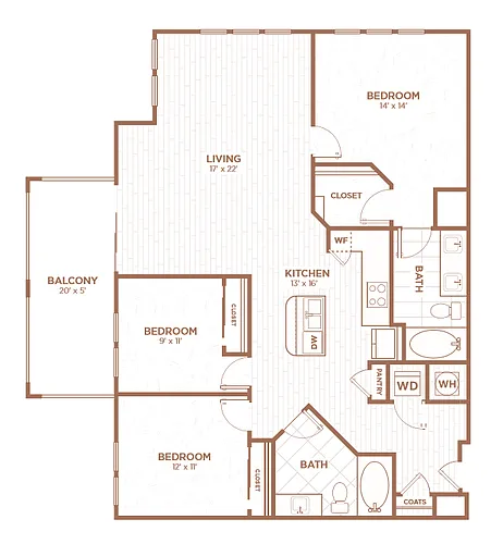 Floor plan C1A