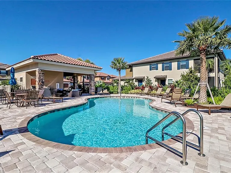 One of the 3 satellite pools.
