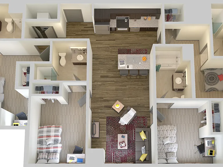 4 Bedroom 4C 4 Bedroom 4C