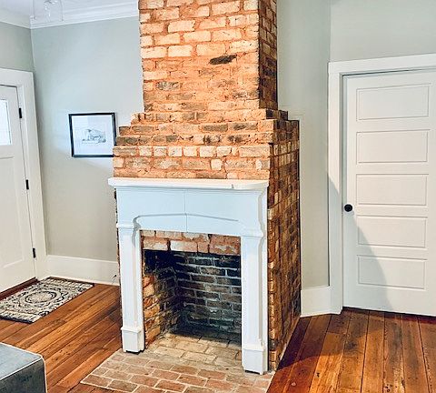 Original fireplace 