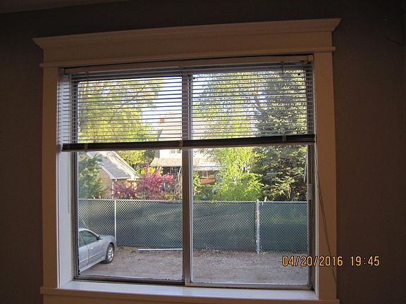 Back Lot from kitchen window. Nice views from kitchen living room, & bedrooms.