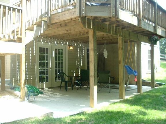 Patio under deck