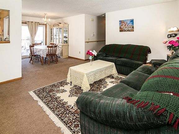 The Living Room and Dining area are open for flexible space configuration.