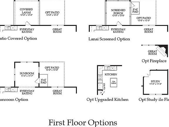 First Floor Options