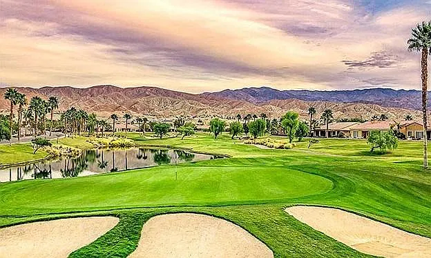 Golfing paradise.