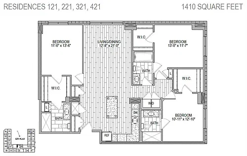 Floor plan 421