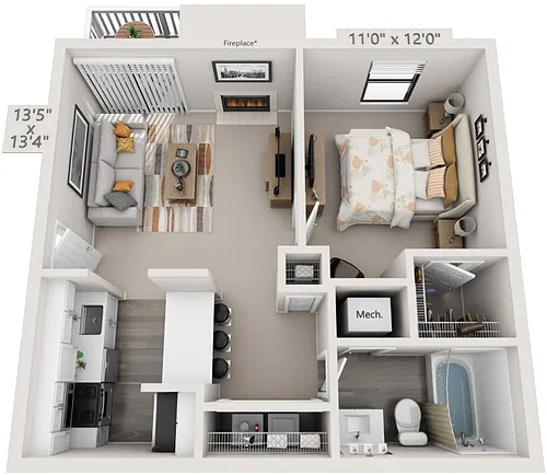 Floor plan A1 Gold