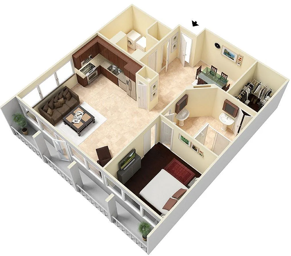 Floor plan Tanglewood Tower