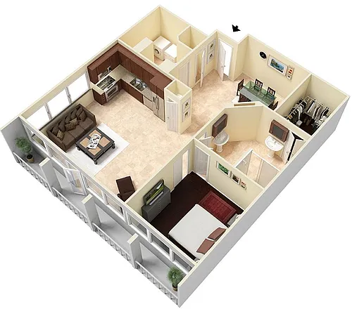 Floor plan Tanglewood Tower