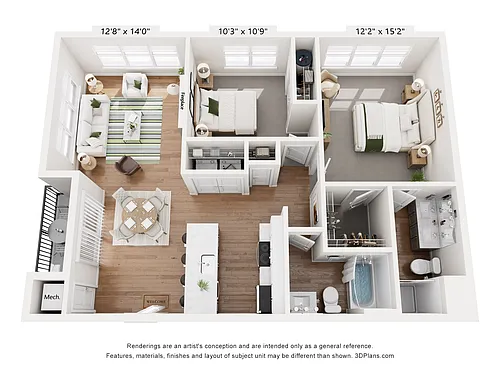 Floor plan Ridgecrest