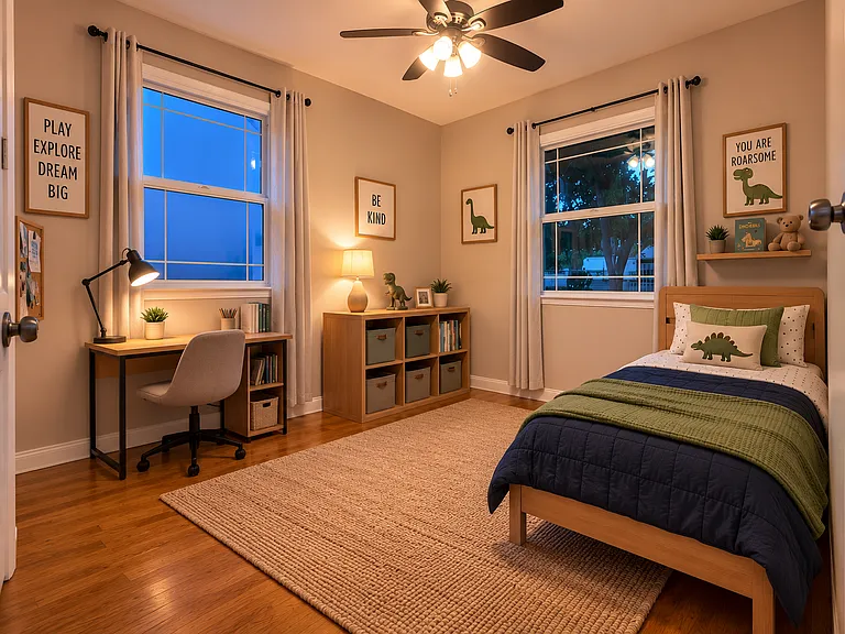 AI generated image, bedroom # 2