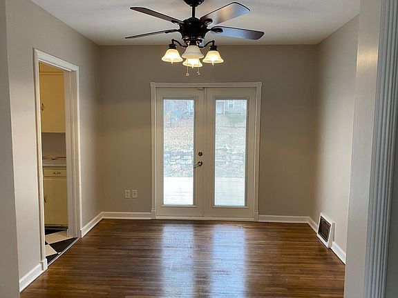 Dining Room with French doors opening to patio