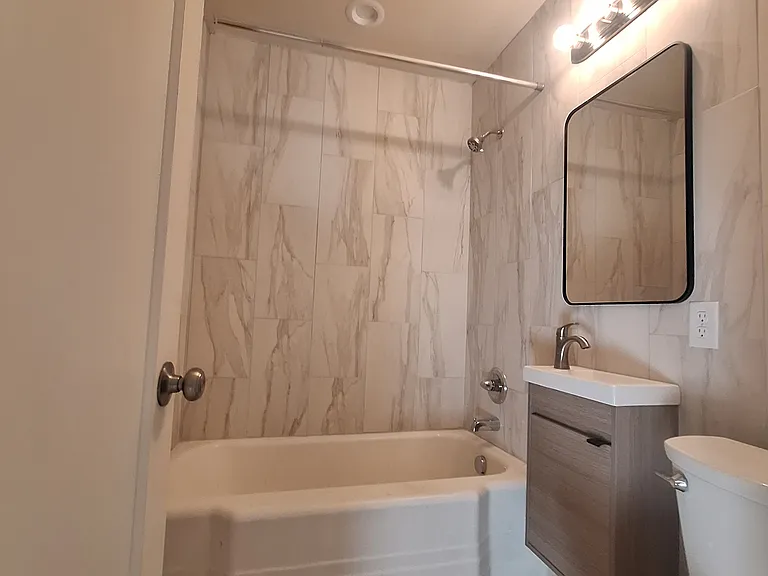 newly remodeled bathroom
