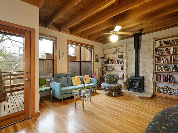 Living Room with deck