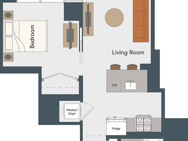 One Bedroom One Bedroom