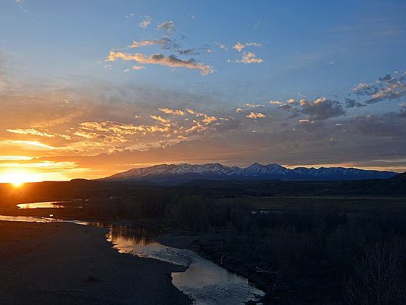 Sunsets entire year visible