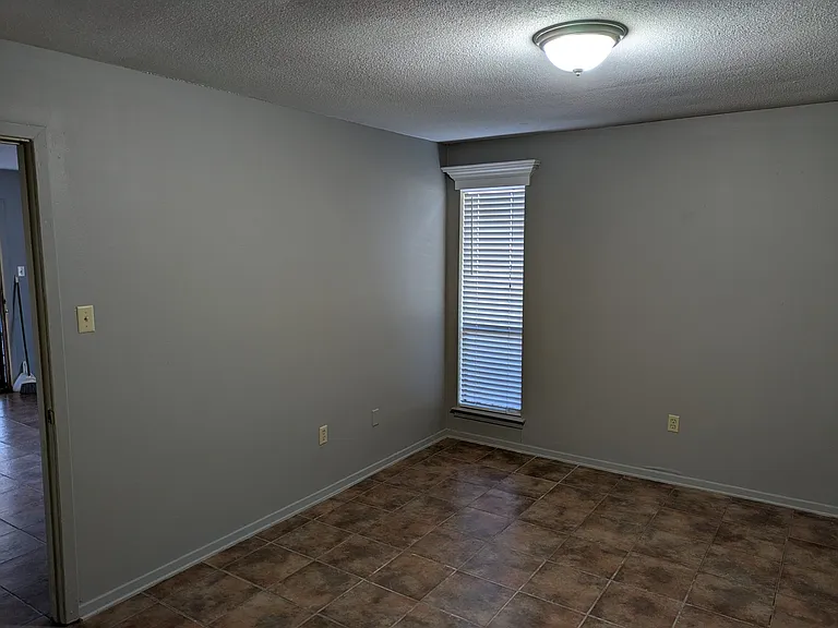 This is a view of the window in the bedroom.