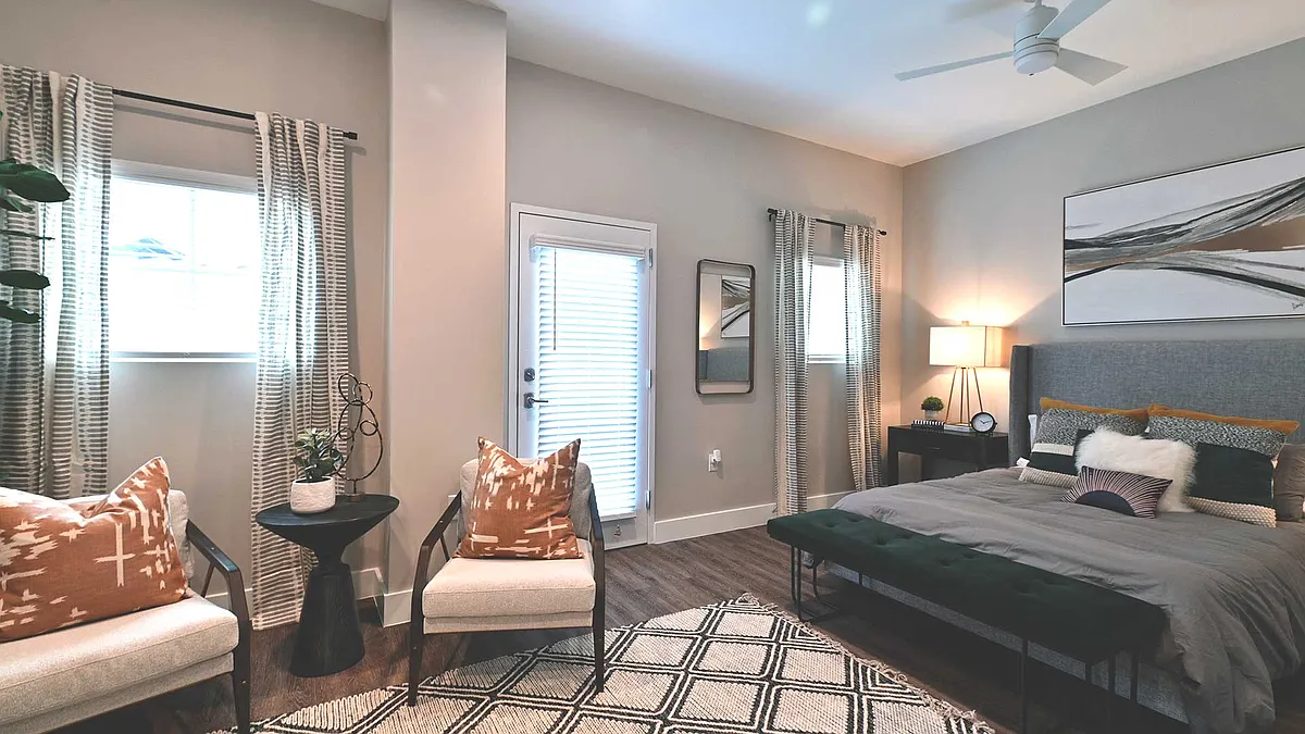 Modeled after the village of Supetar, nestled on the Adriatic coast of Croatia, Bell Tower Flats features classic charm, beautiful architectural design, and thoughtful conveniences. - Bell Tower Flats