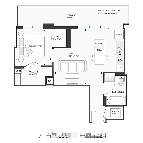 Floor plan 1109
