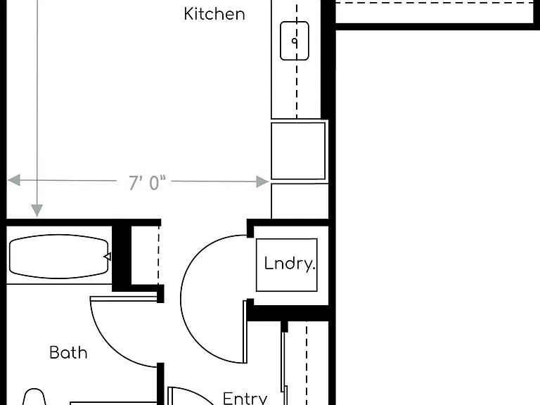 One Bedroom F One Bedroom F