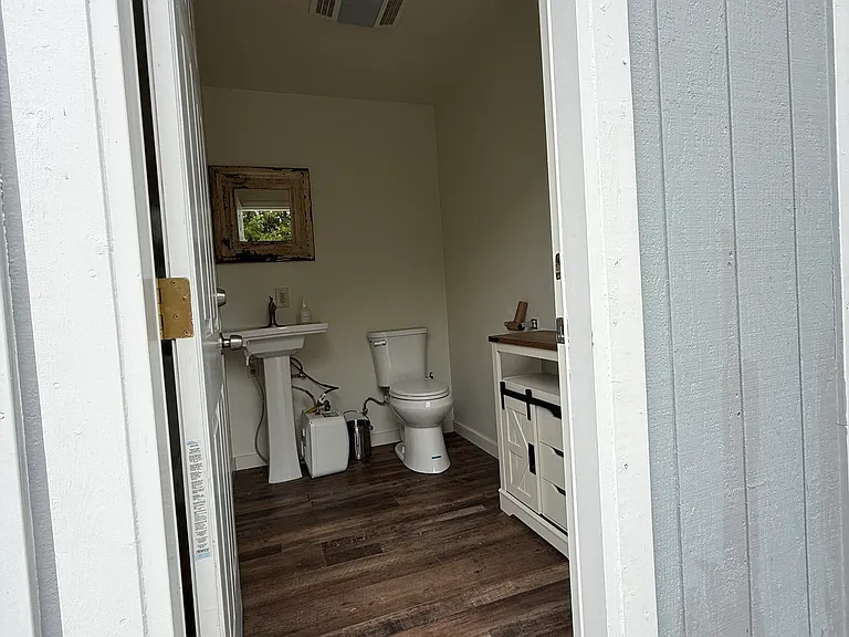 the bathroom interior