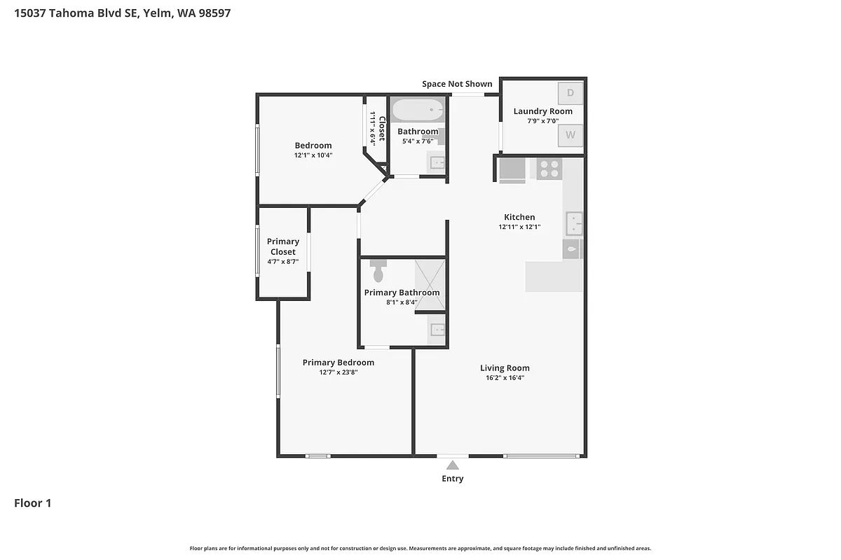 Floor plan Two Bedroom