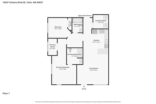 Floor plan 3 Bedroom