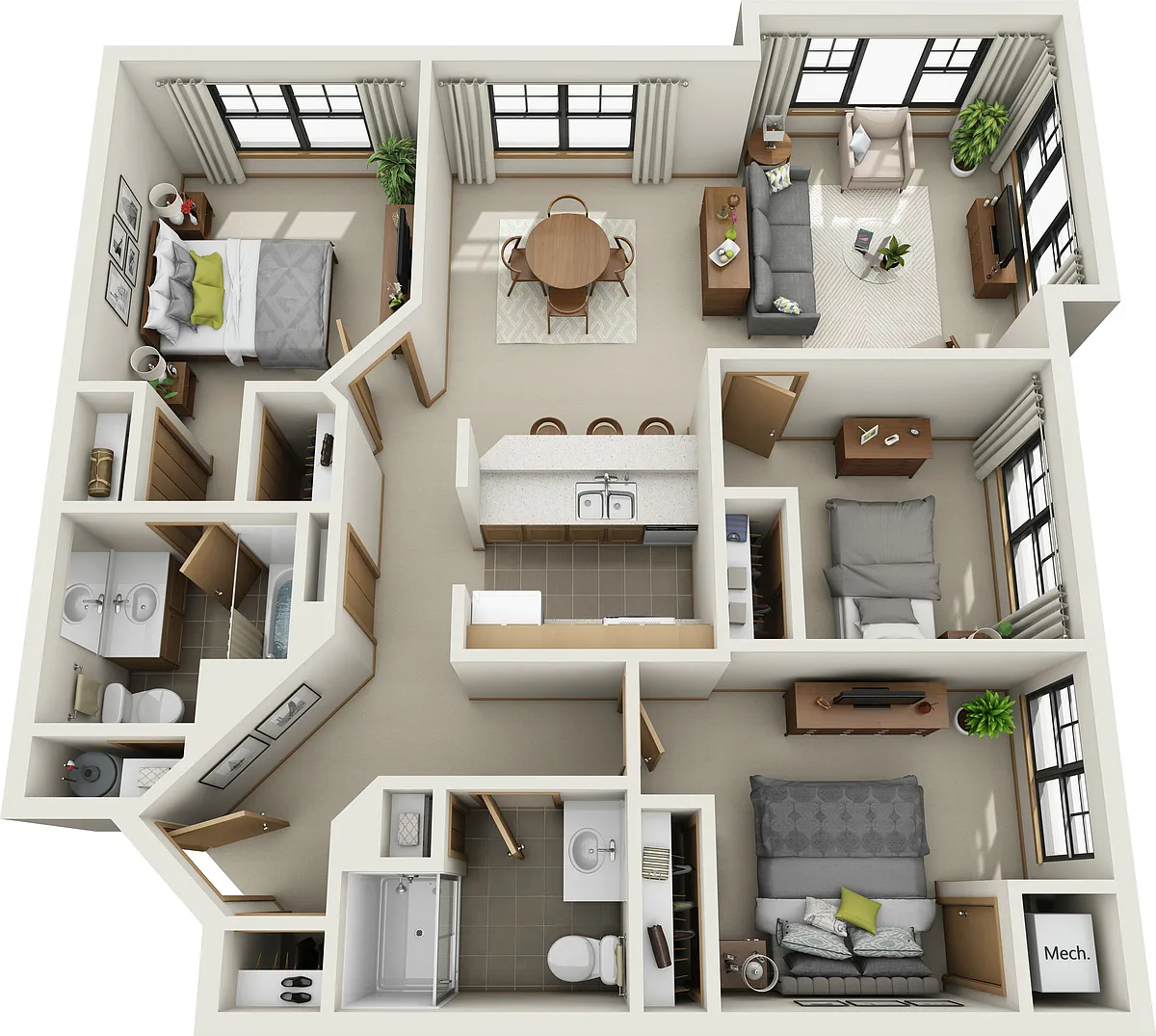 Floor plan Tolstoy