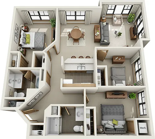 Floor plan Tolstoy