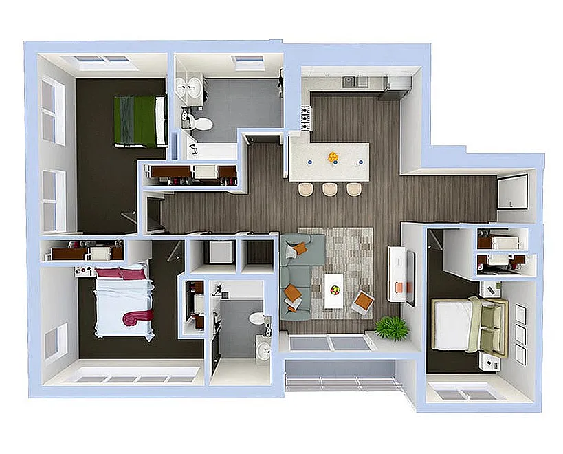 Floor plan C2b