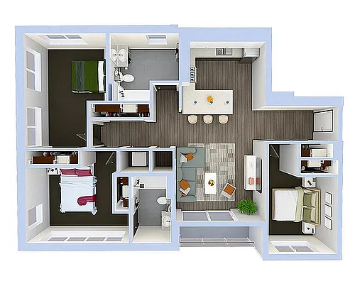 Floor plan C2b
