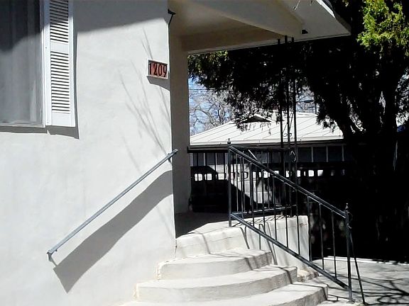 Front entrance, stairs to porch