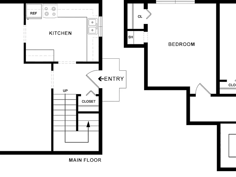 3 Bedroom, 1 Bath 3 Bedroom, 1 Bath