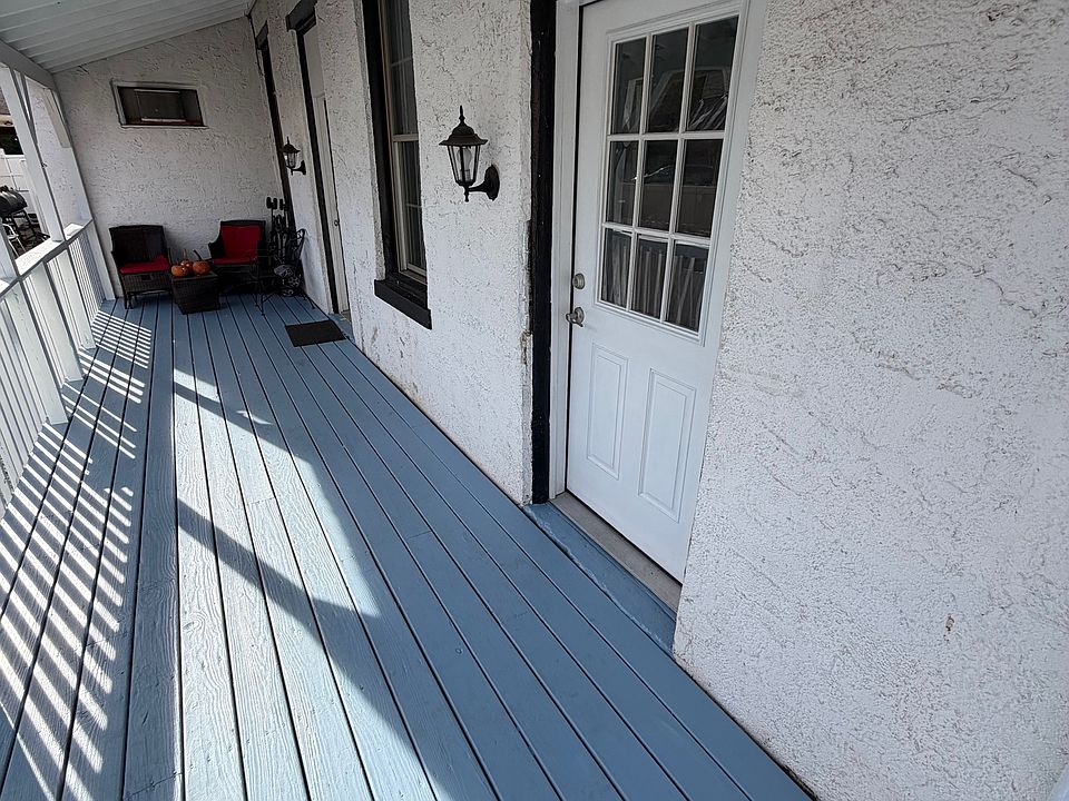 Exterior covered porch