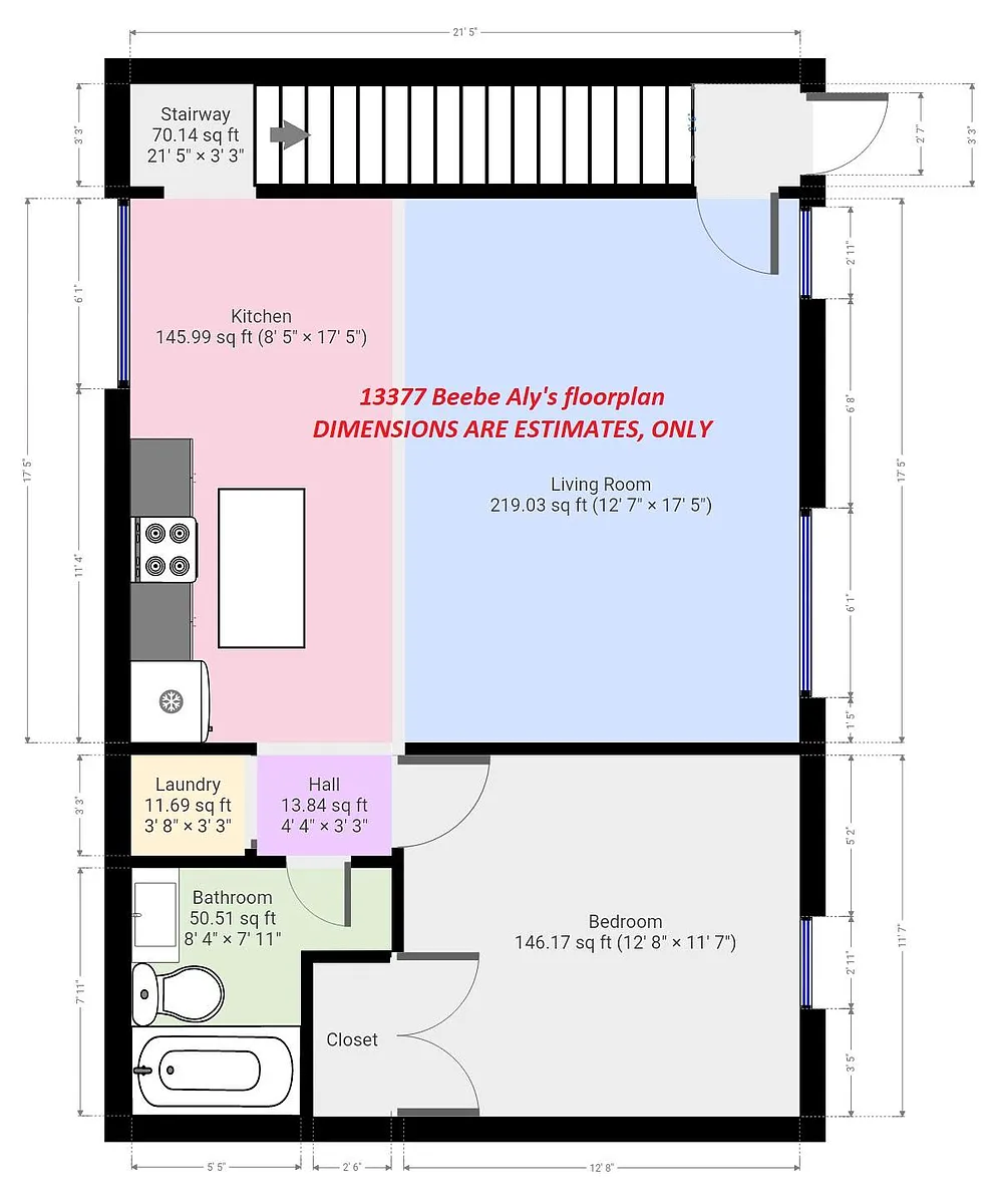 Basic floorplan - 13377 Beebe Aly