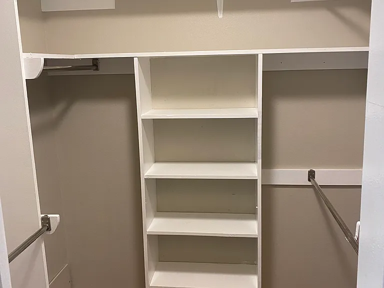 Master bedroom walk-in closet