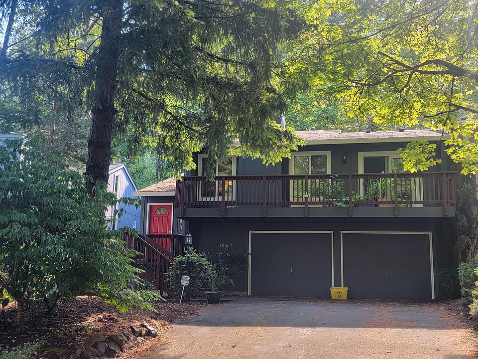 Entire home was recently painted modern gray.