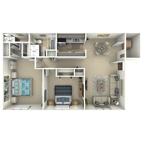 Floor plan 2X15