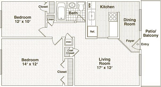 1st image of 980 Evanston St APT 17