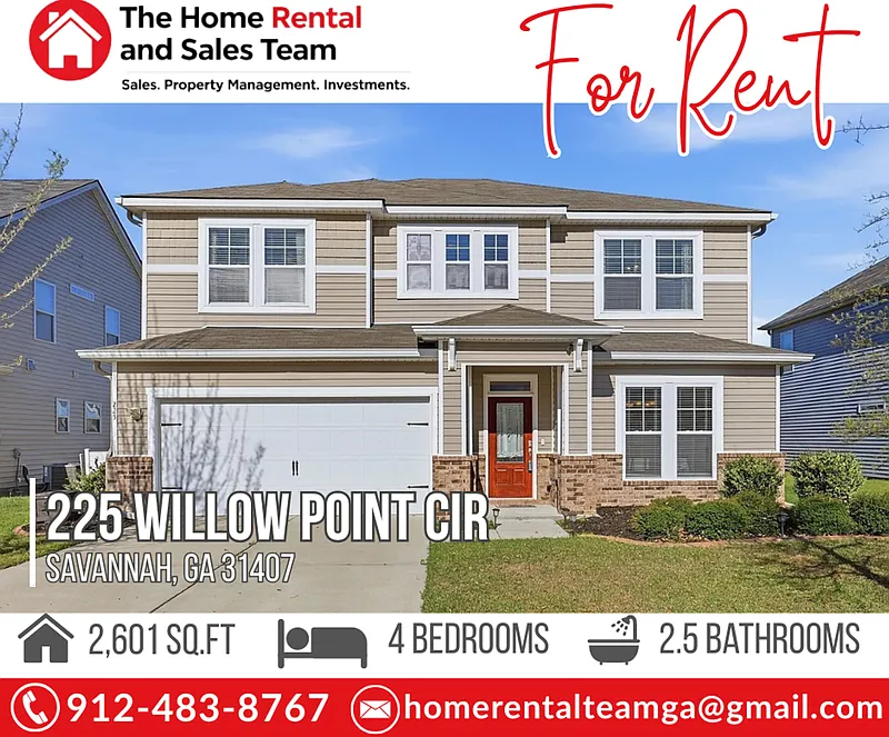 4 bed, 2.5 bath, 2601 sqft, $2,800 — Photo 1