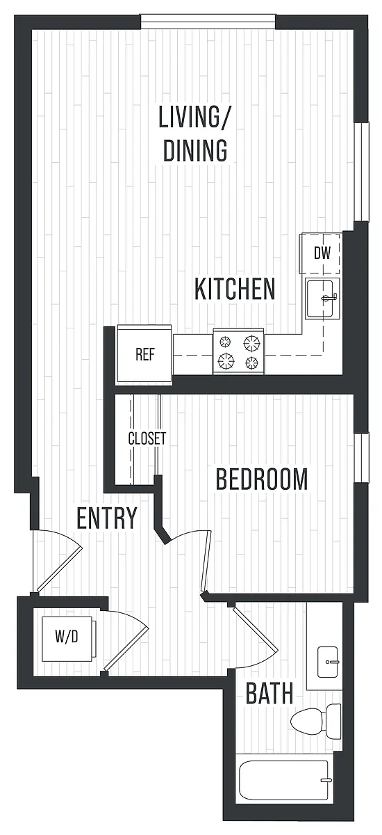 Floor plan 1E