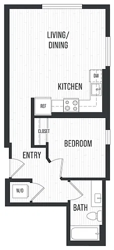 Floor plan 1E