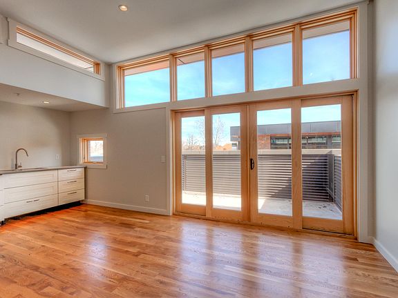 Kitchen and Living Area. High ceilings. Tons of natural light!