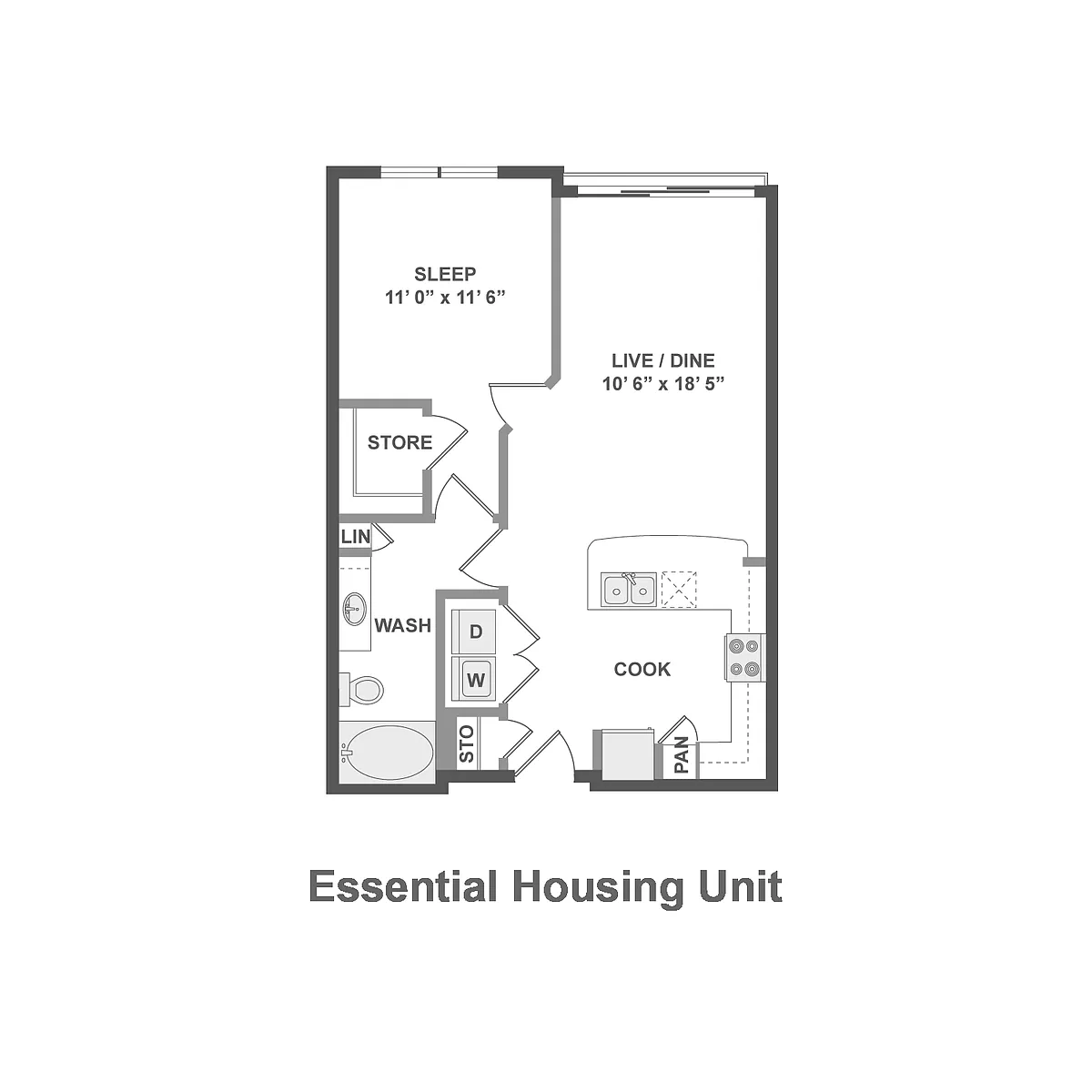 Floor plan A2.P8