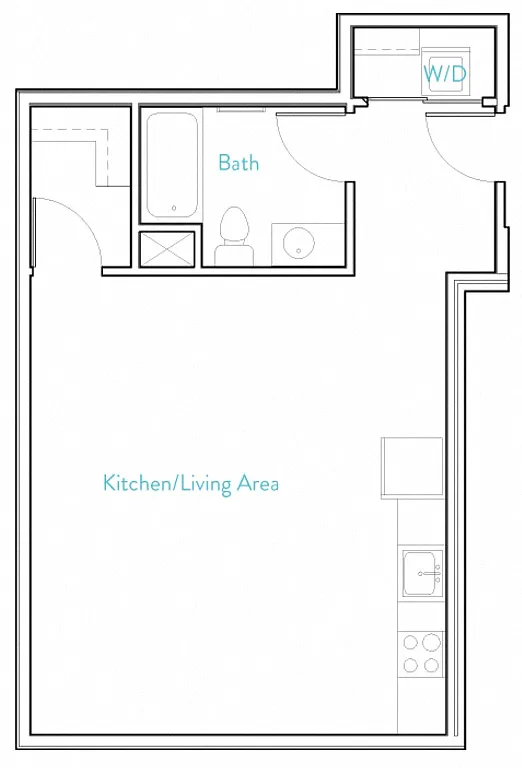 Floor plan Studio C- Henshaw