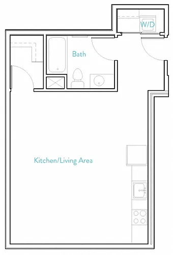 Floor plan Studio C- Henshaw