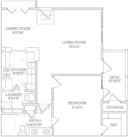One Bed One Bath with Patio-Renovated One Bed One Bath with Patio-Renovated