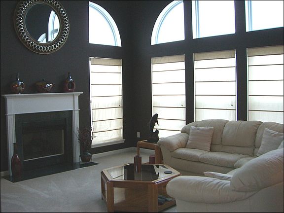 Great room with fireplace