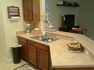 Open plan kitchen